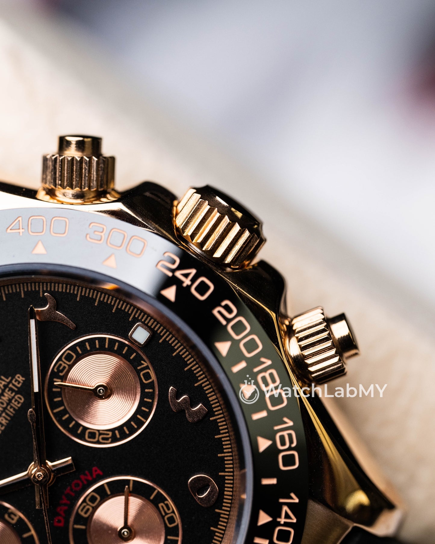 Daytona | Rose Gold Arabic