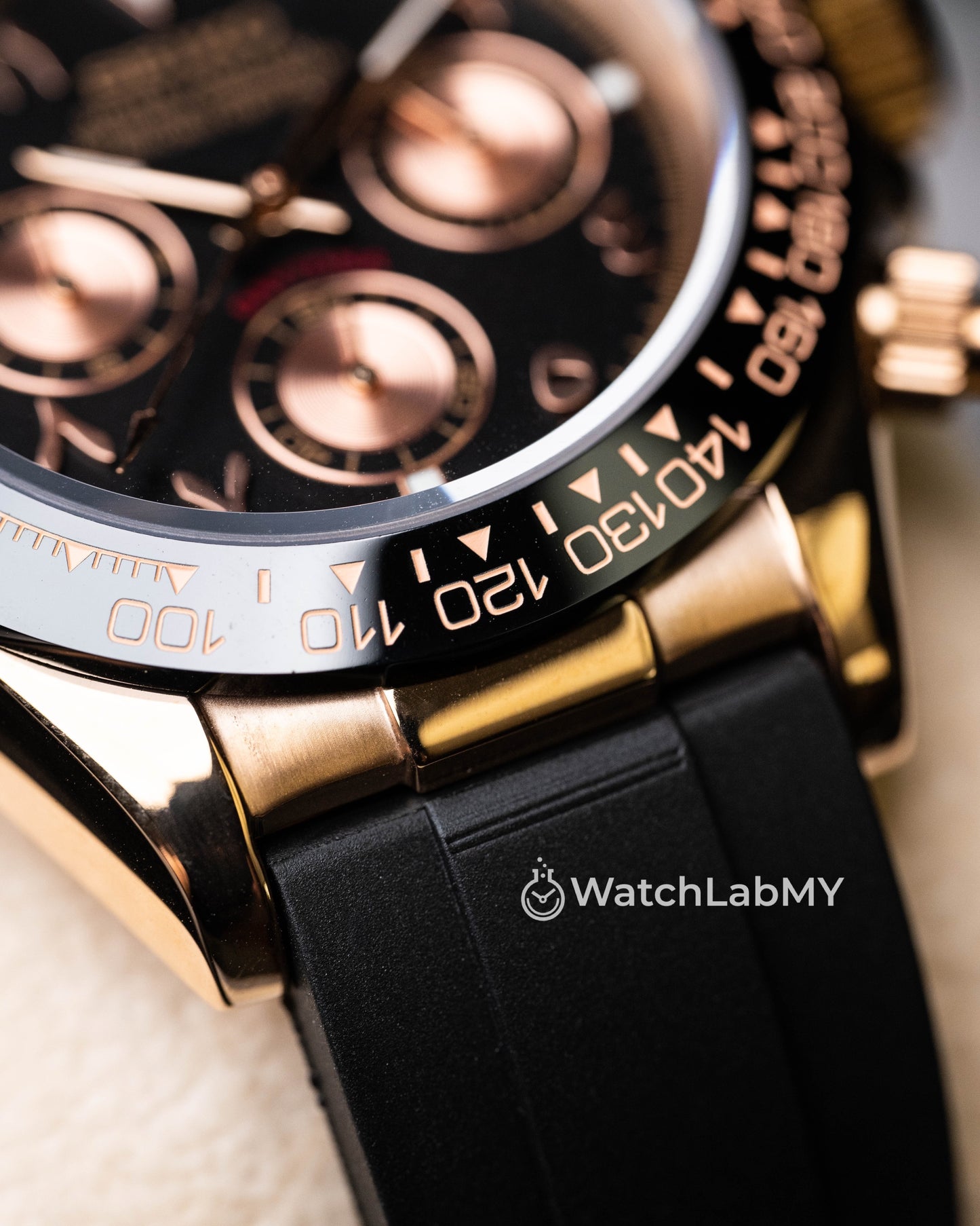 Daytona | Rose Gold Arabic