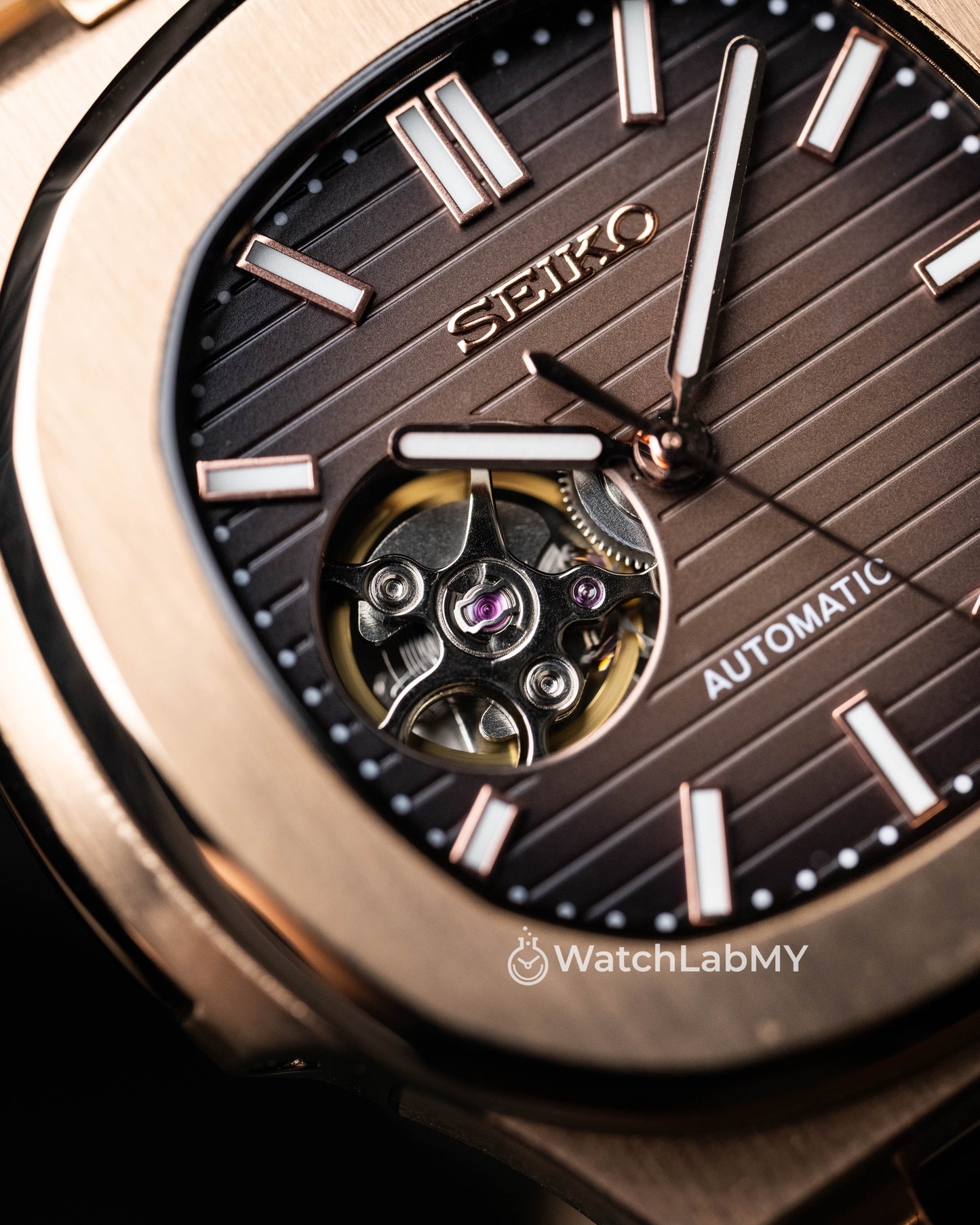 Nautilus | Rose Gold (Open Heart)