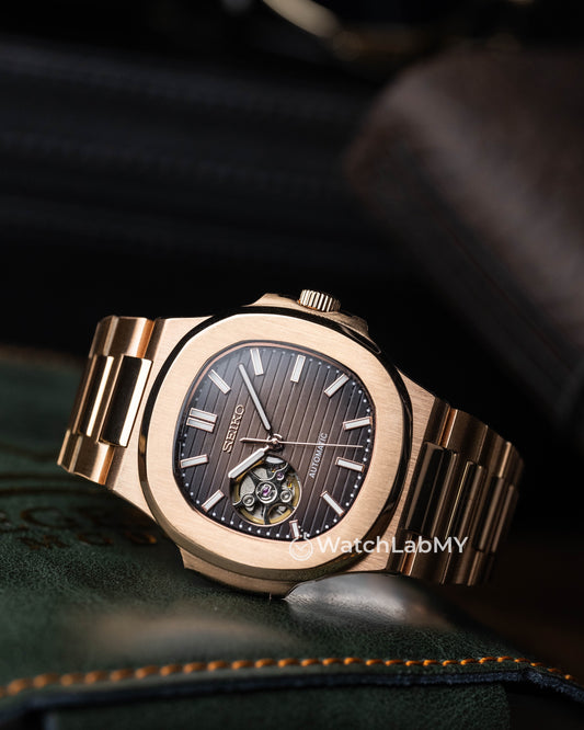 Nautilus | Rose Gold (Open Heart)