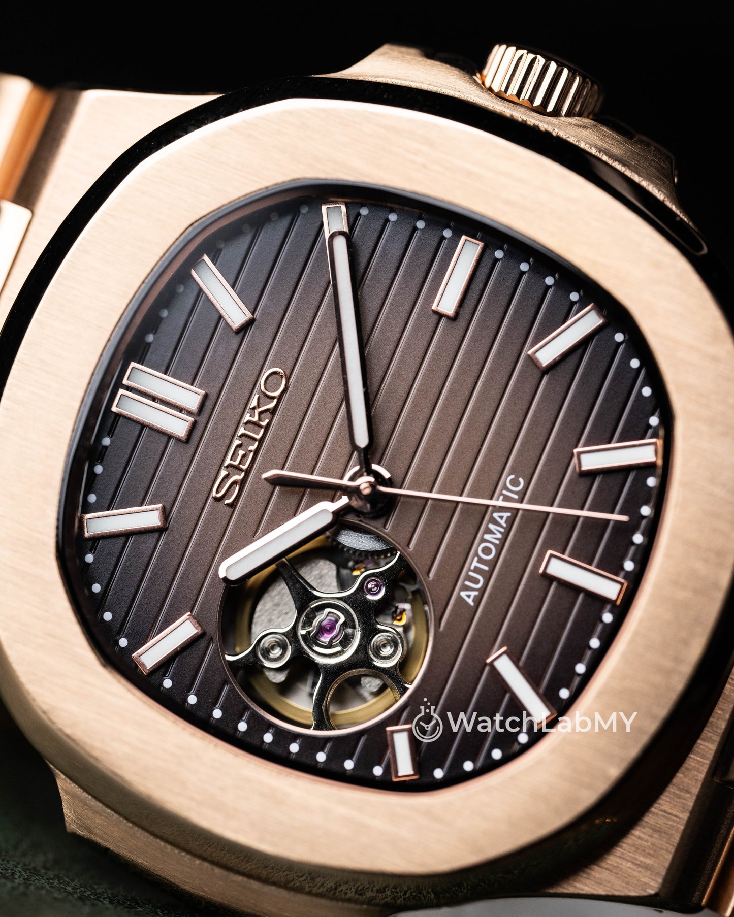 Nautilus | Rose Gold (Open Heart)