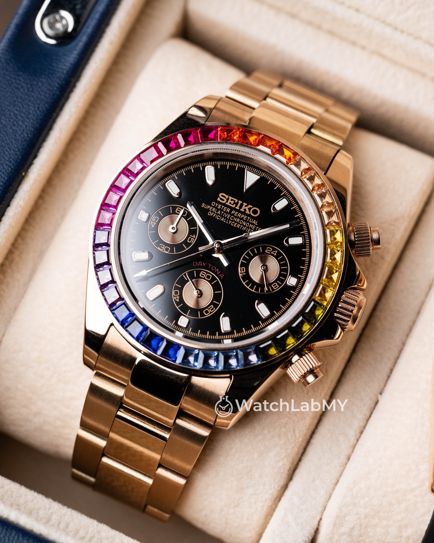 Daytona | Rainbow Rose Gold