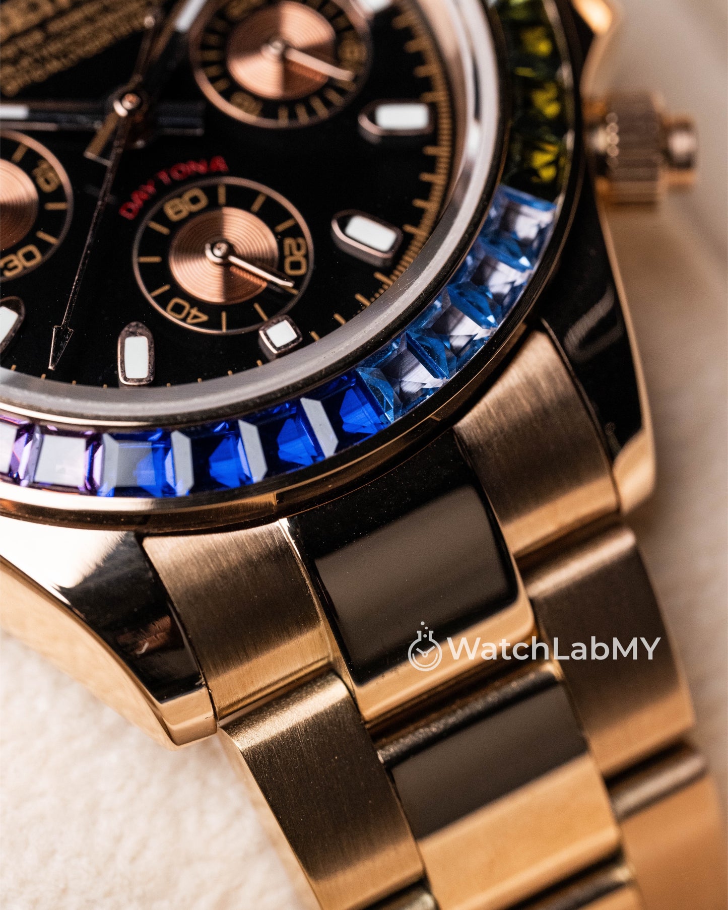Daytona | Rainbow Rose Gold
